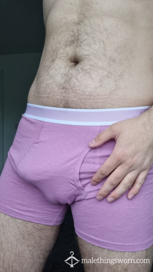 Pink Long Boxers