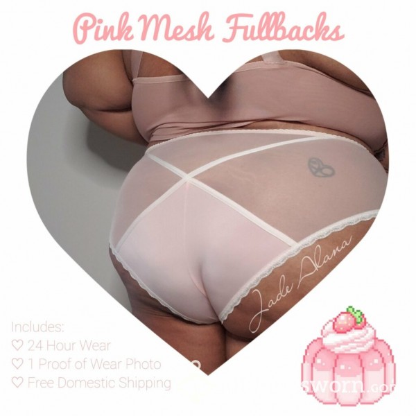 Pink Mesh Fullbacks