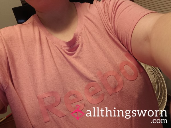 Pink Reebok Sleeping T-Shirt Size XXL