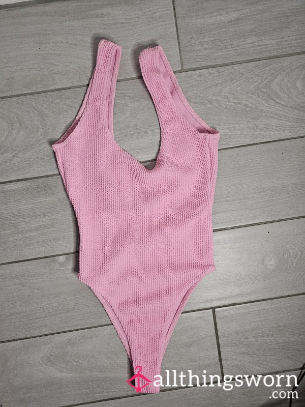 Pink Swimwear, I Will Make It Sweaty For You