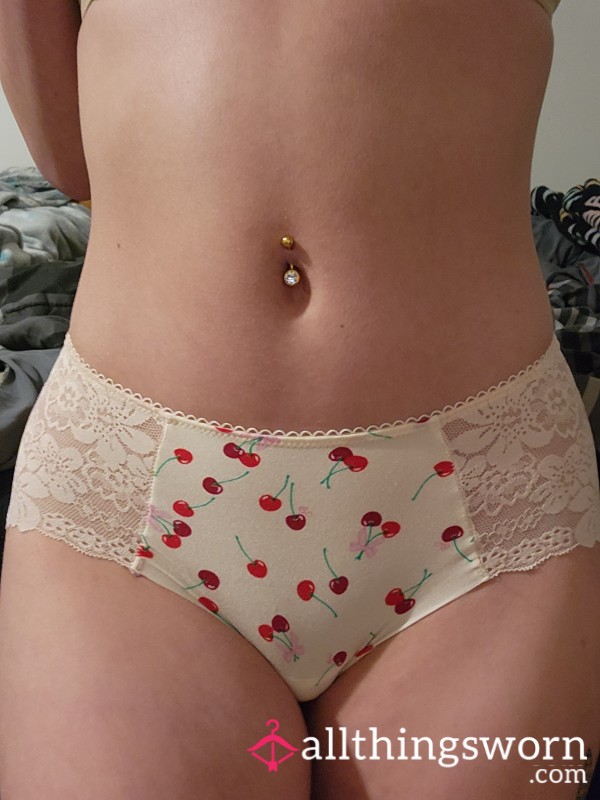 Pink VS Lace Back Panties XS