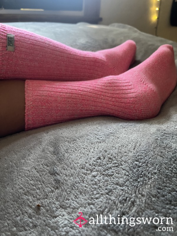 Pink VS Middies Socks