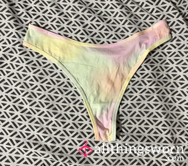 Pink & Yellow Thong 💓💛