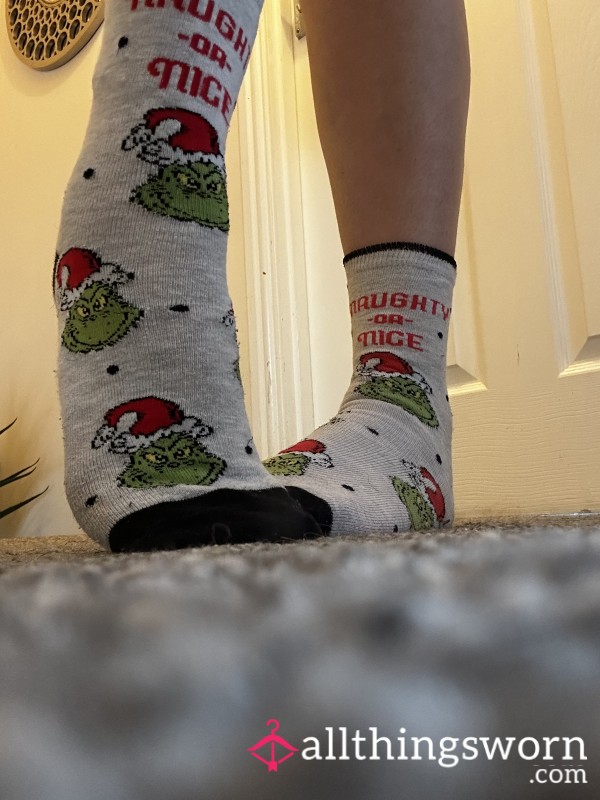 Pre Loved Grinch Socks