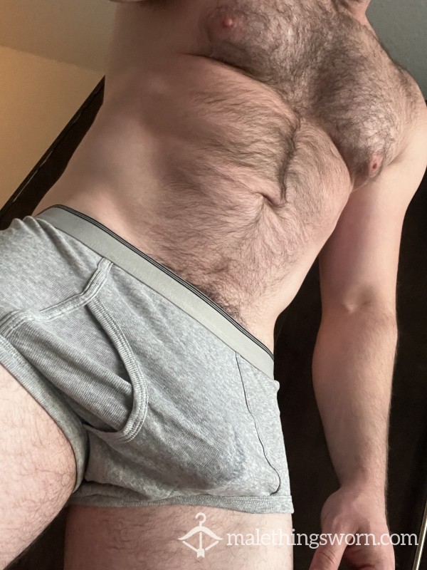 Prec*m Soaked Grey Briefs