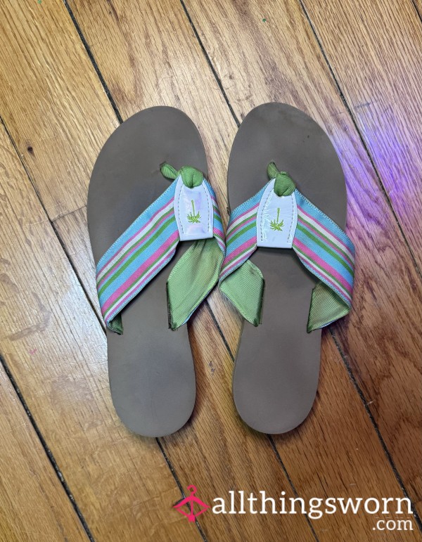 Preppy Flip Flops!