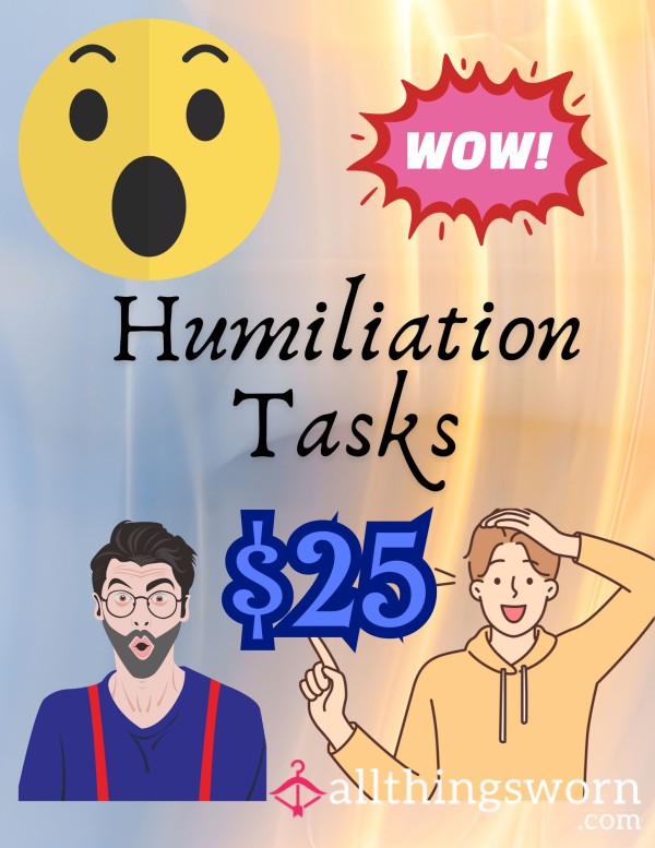 Public Or Private Humiliation Tasks