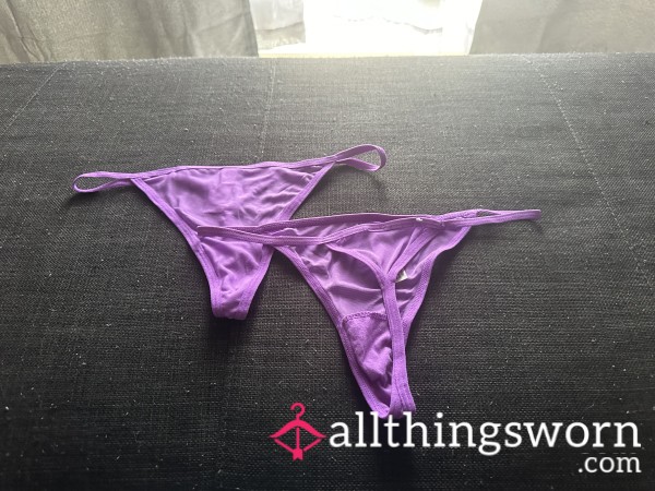 😈PURPLE MESH GSTRING😈