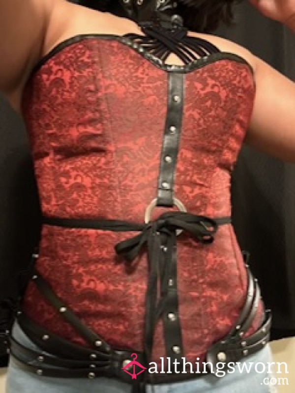 Red And Black Corset