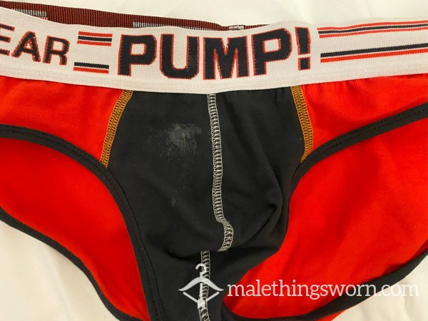 Red And Black Pump Briefs