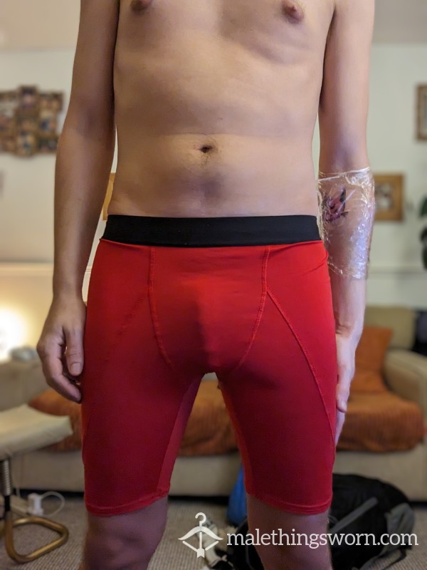 Small Red Base Layer Shorts, Ripe Af