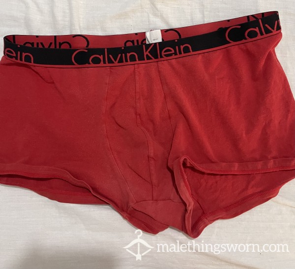 Red Calvin Kleins Worn To Your Preference
