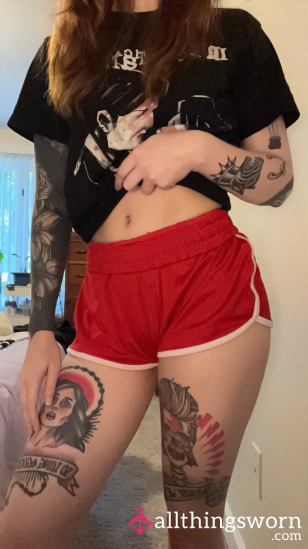 Red Gym Shorts