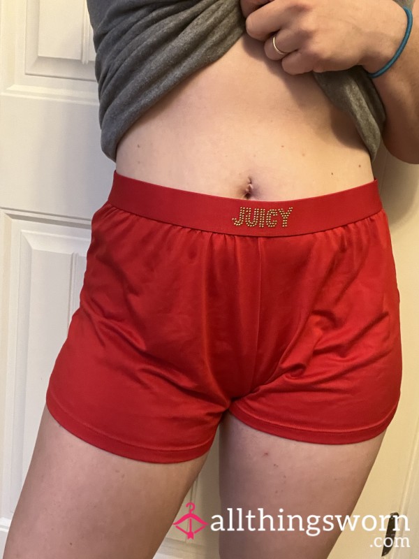 Red Juicy Sleep Shorts