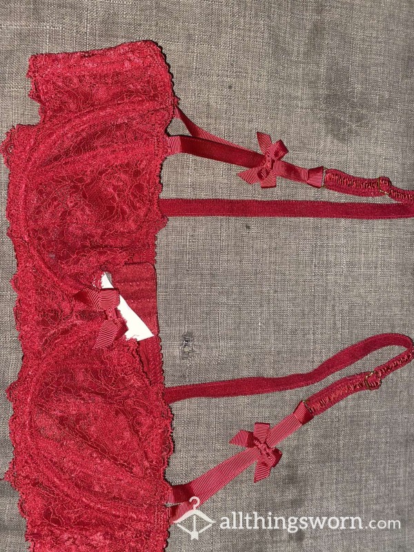 Red Lace Bra