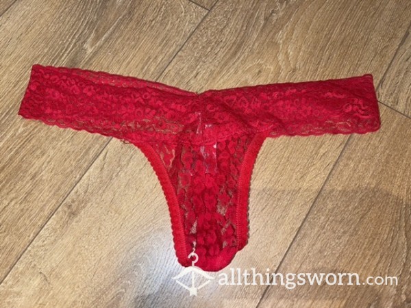 Red Lace Panties