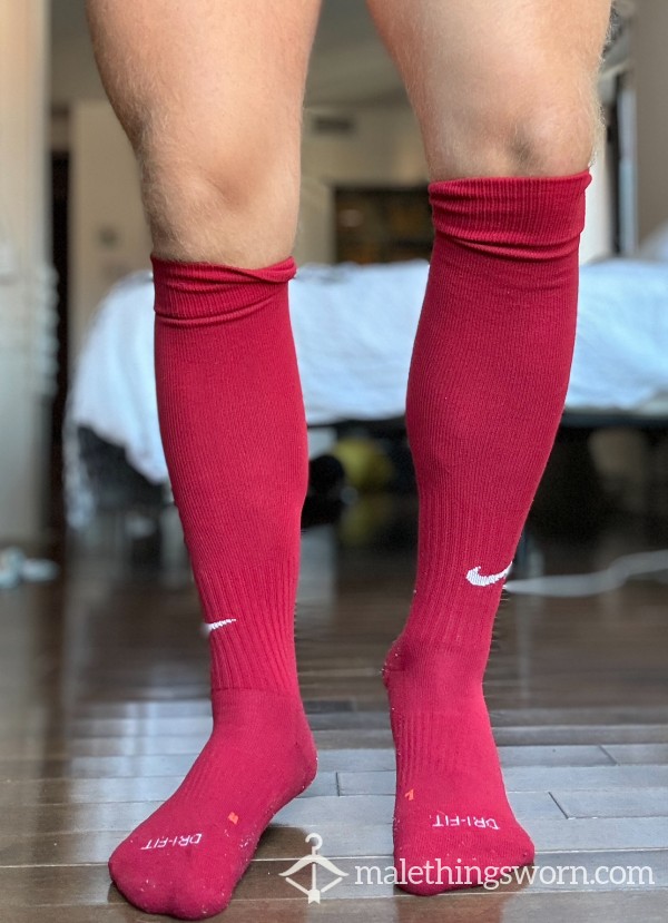 Red Rugby Socks