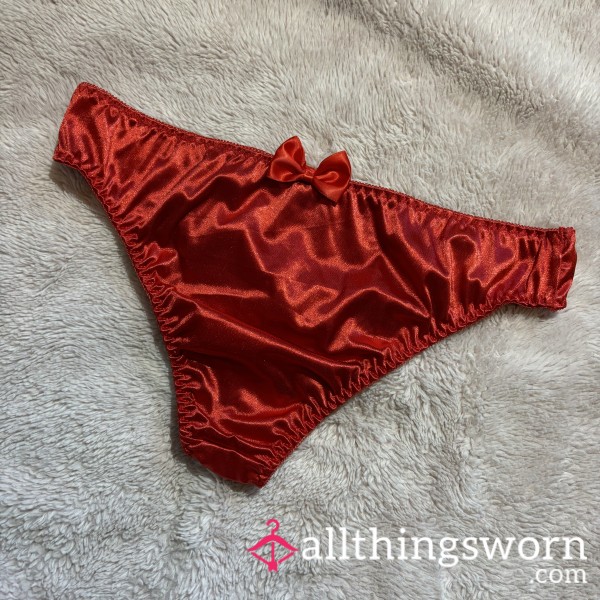 Red Satin Fullbacks ❤️