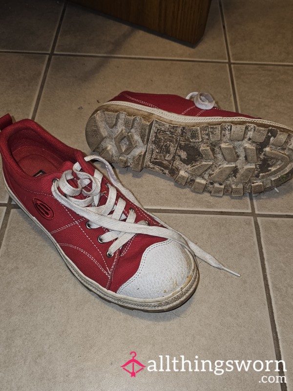 Red Sketchers. The Dirtiest