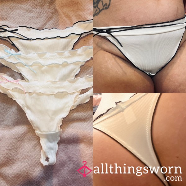 Ribbon Frill Thongs 🎀