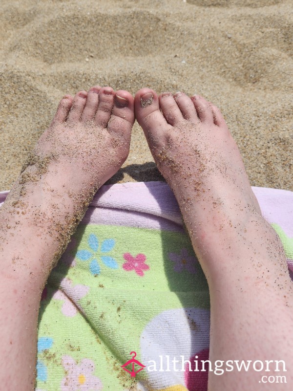Sand Covered Feet