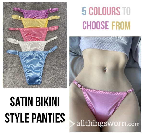 Satin Bikini Panties🌈