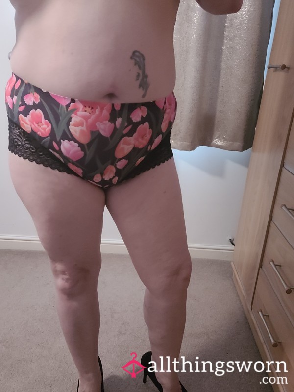 Satin Flower Knickers