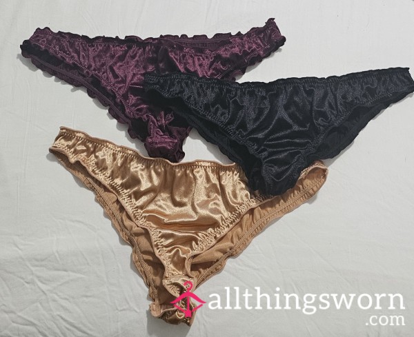 Satin Ruffled Panties