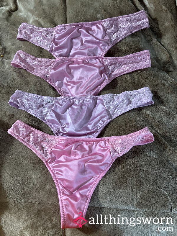 Satin Thong Comes With Up To Seven Day Wear Pick Your Pair 32 Shipped