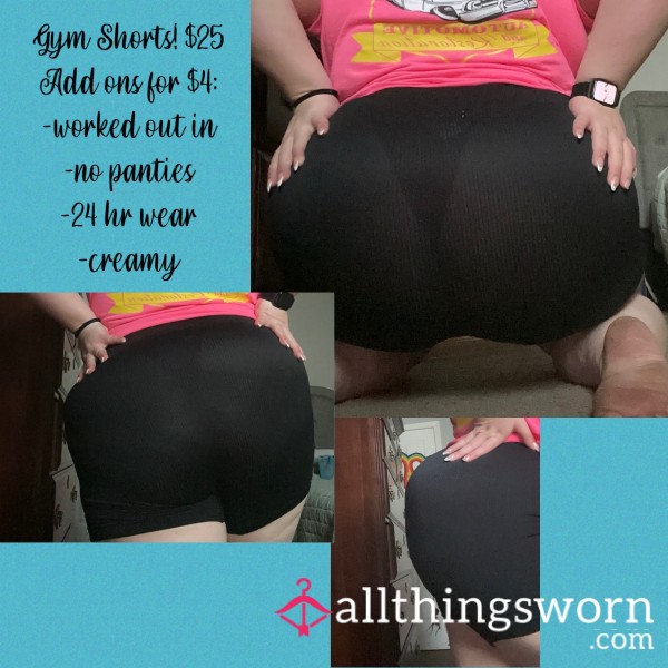 See Through Gym Shorts