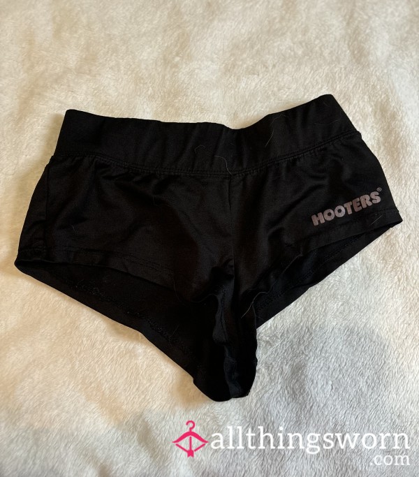 S**y Hooters Girl Black Shorts Size XXS