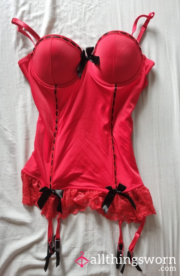 S**y Red Babydoll Lingerie Size M