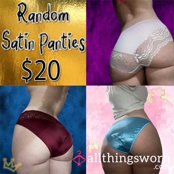 👑s**y Satin Panties 3 Styles 💋48 Hour Wear⭐️6 Pictures✨