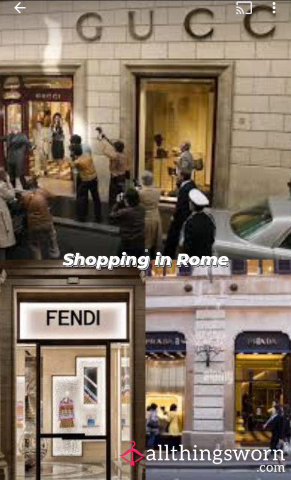 Shop With Me In Rome - Designer Brands Galore!