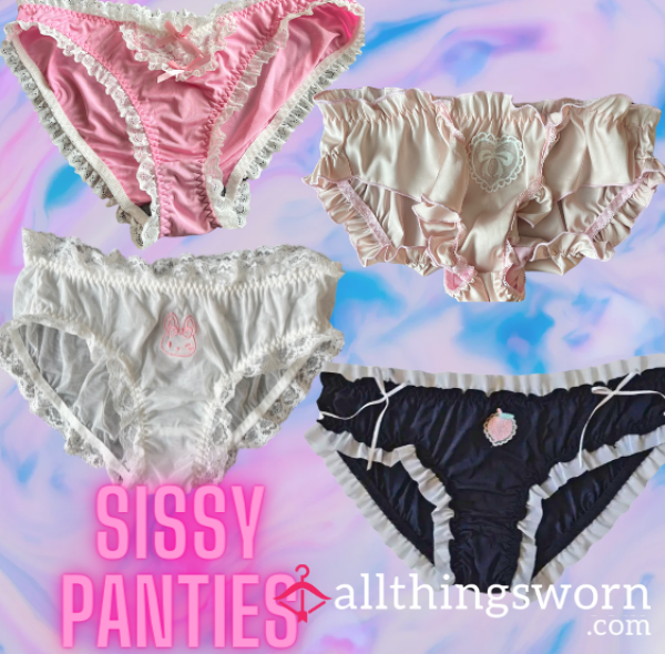 Silky Frilly Play Panties For SISSY🥵🩷💦