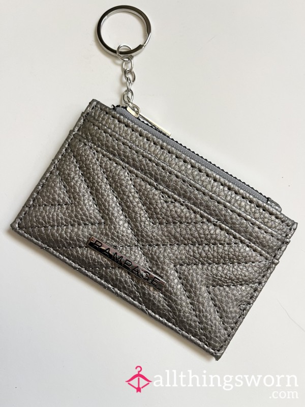 Silver Keychain Wallet