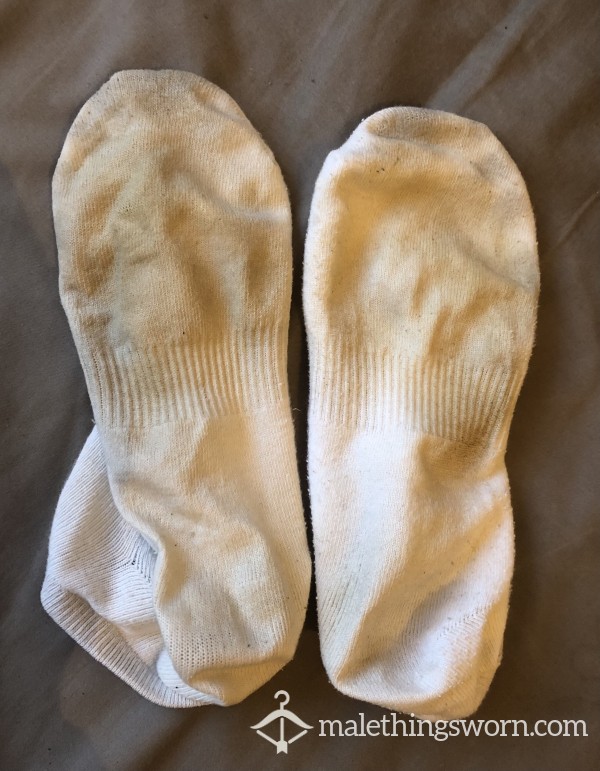 Smelly White Ankle Socks