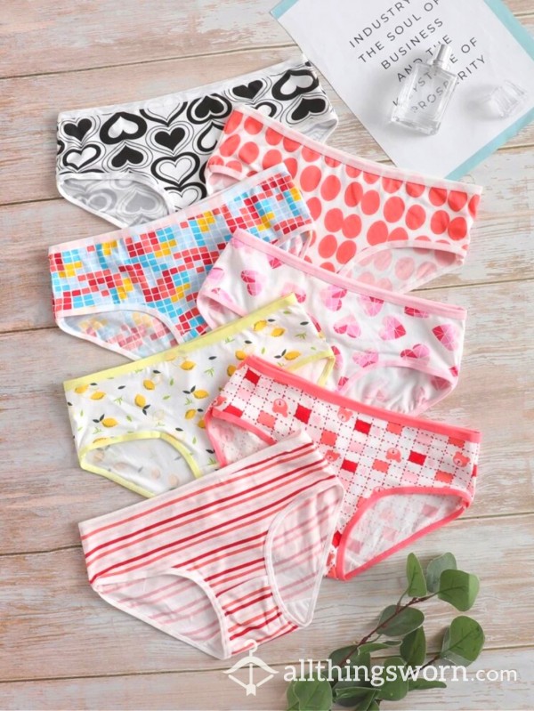 💋♡ Soft, Sweet Cotton Girly Panties!! ♡💋