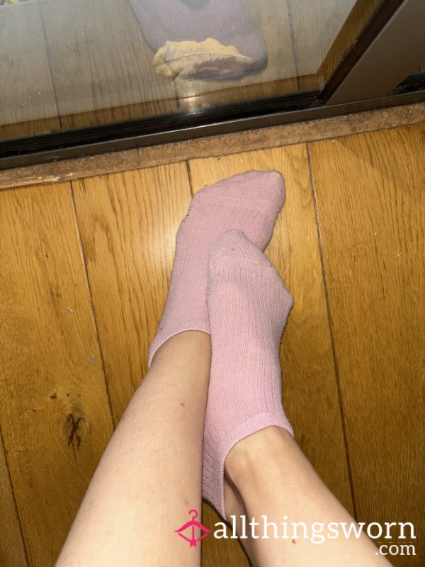 Soft & Well-Worn Pink Socks - Ready For You! 💕