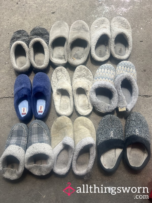 Stinky Worn Slippers Pick Your Pair Comes With Seven Day Wear