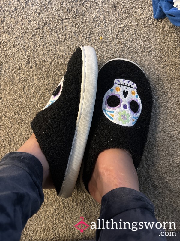 Sugar Skull Slippers