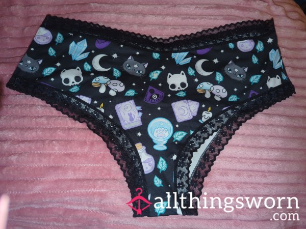 Super Cute Black Halloween Panties