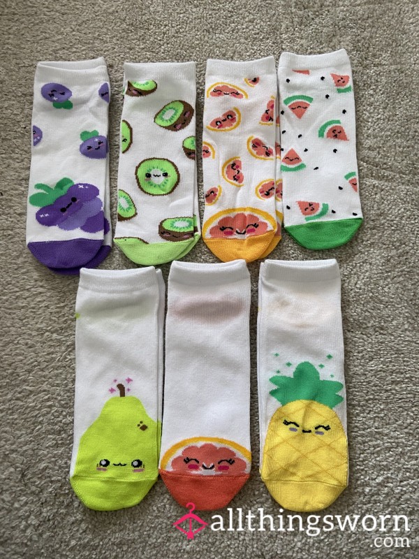 Super Cute Fruit Ankle Socks!- Custom Wear