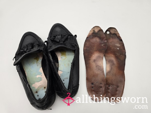 ***SOLD*** Sweat Soaked Work Loafers