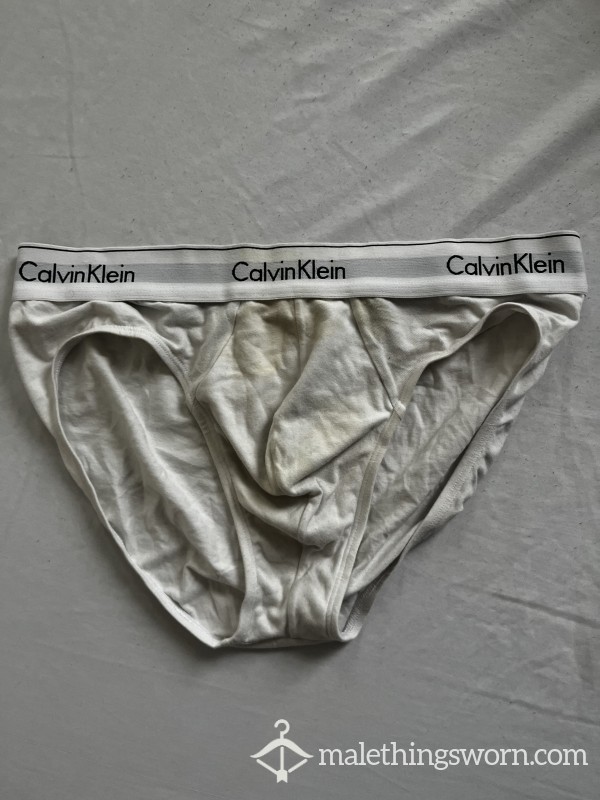 Sweat Stained Calvin Klein Briefs