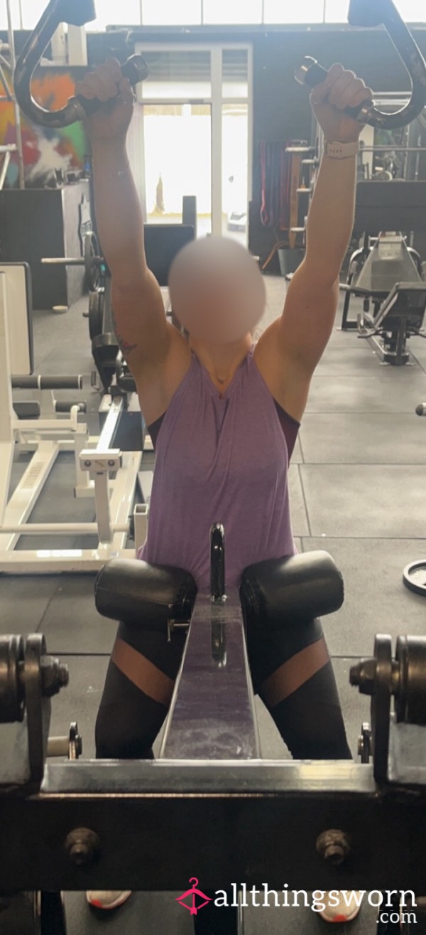 Sweaty Gym Vest- Free Nude