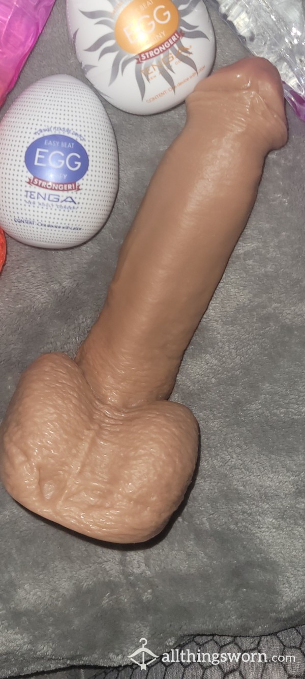 SOLD Well Used Tan Dildo