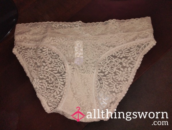 Tan Lacy Panties