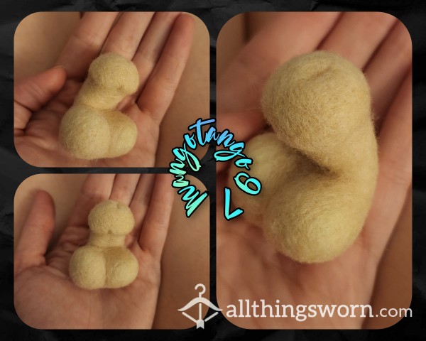 😋Teenie Weenie-Needle Felted-Handmade-Tiny P**n😋