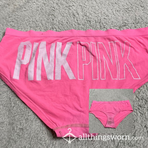 Old College Pink VS Secret Briefs